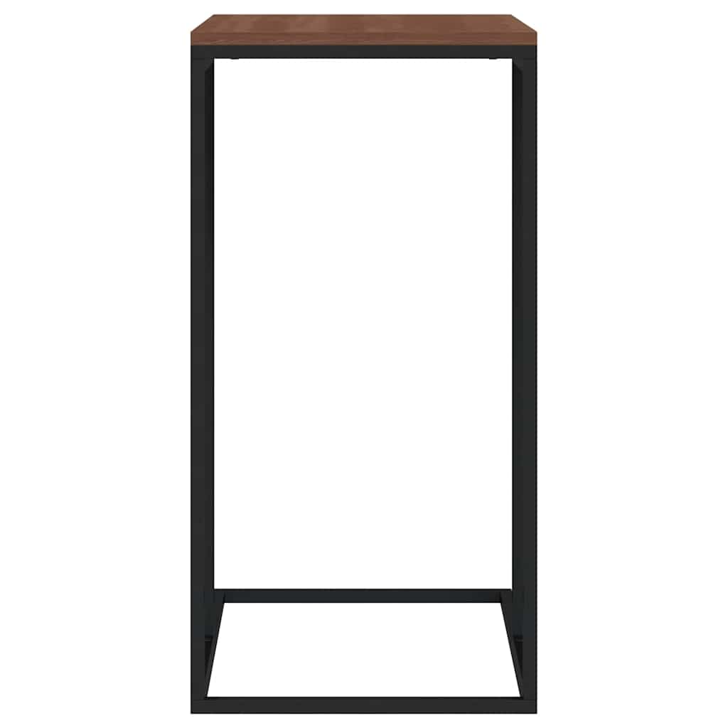 Tavolino da Salotto Nero 40x30x59 cm in Legno Multistrato | homemem39