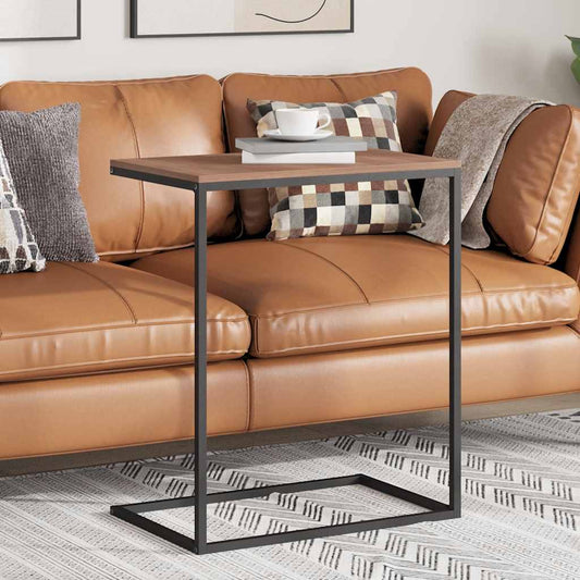 Tavolino da Salotto Nero 55x35x66 cm in Legno Multistrato | homemem39