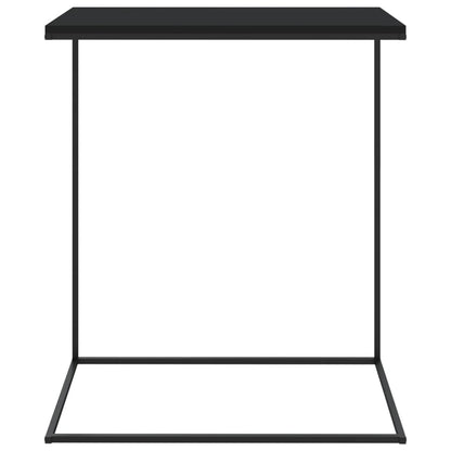 Tavolino da Salotto Nero 55x35x66 cm in Legno Multistrato