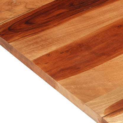 Piano del Tavolo 140x60x(2,5-2,7) cm Legno Massello di Acacia | homemem39