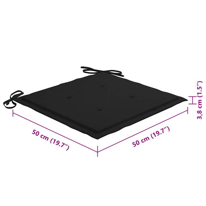 Sedie da Pranzo da Esterni con Cuscini 8 pz Massello di Acacia - homemem39