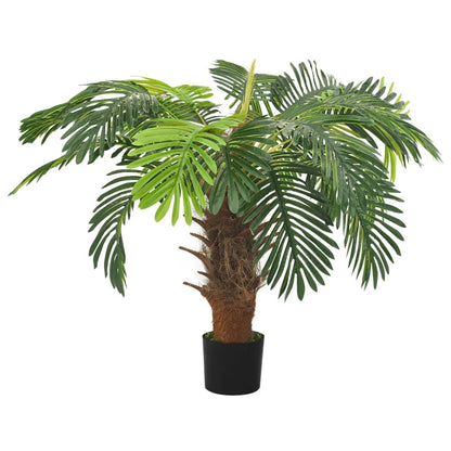 Palma Cycas Artificiale con Vaso 90 cm Verde | homemem39