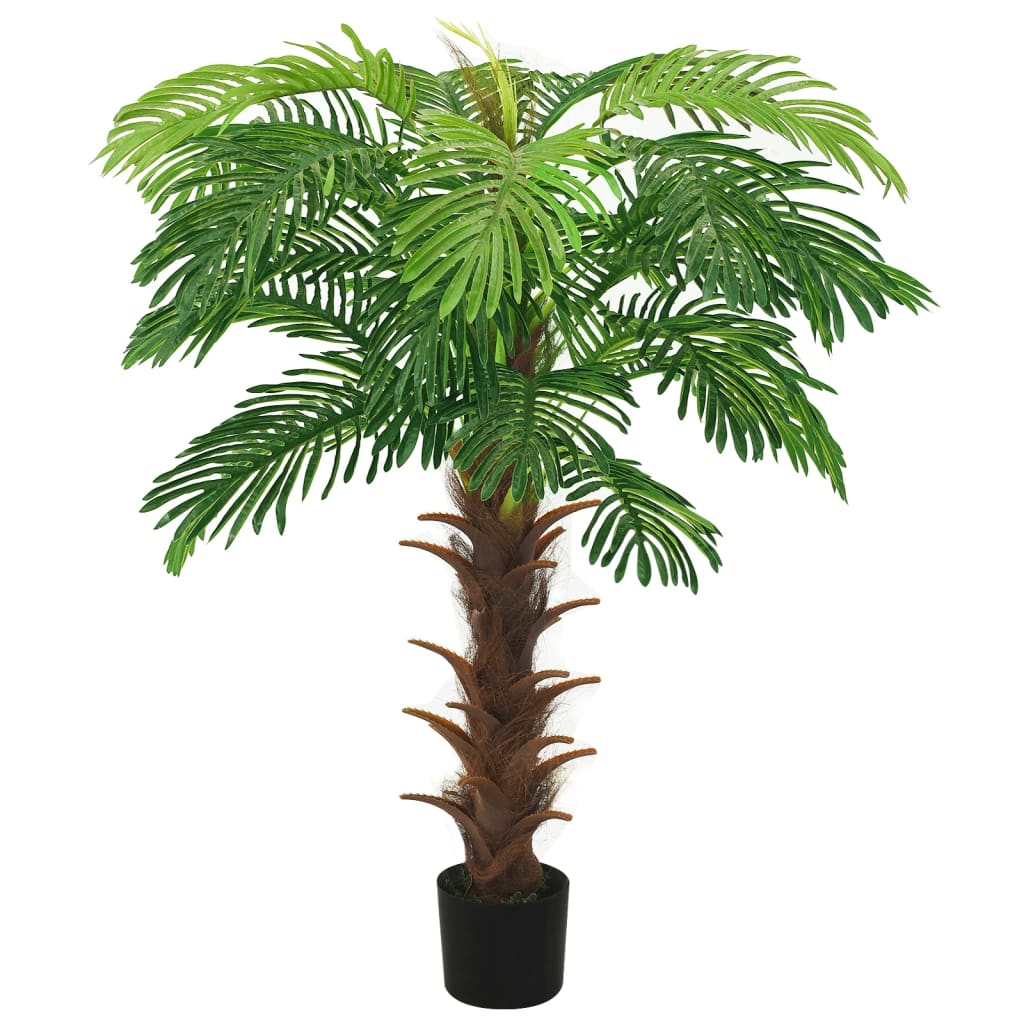 Palma Cycas Artificiale con Vaso 140 cm Verde | homemem39