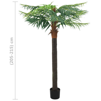 Palma di Phoenix Artificiale con Vaso 215 cm Verde | homemem39