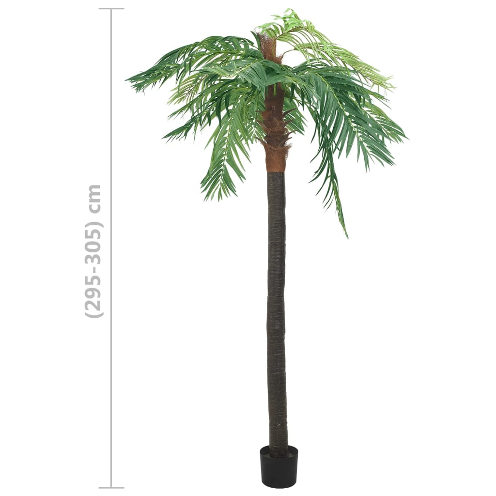 Palma di Phoenix Artificiale con Vaso 305 cm Verde | homemem39