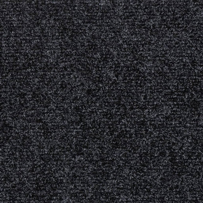 Tappetini per scale autoadesivi 15 pz 60x25 cm Grigio Scuro Rettangolari