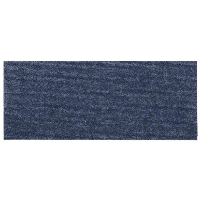 Tappetini per scale autoadesivi 15 pz 60x25 cm Grigio Blu Rettangolari | homemem39