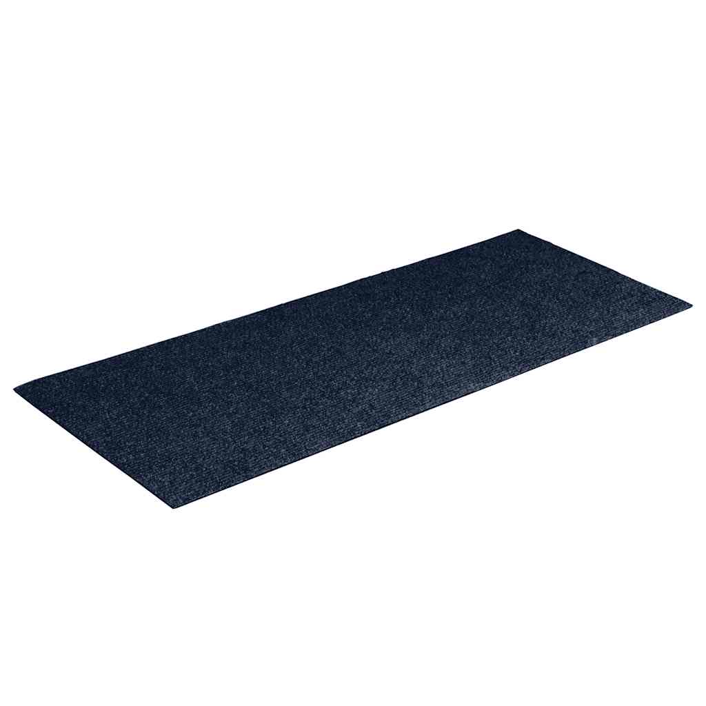 Tappetini per scale autoadesivi 15 pz 60x25 cm blu navy rettangolari | homemem39