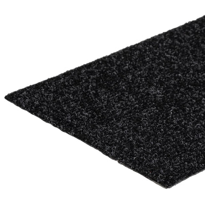 Tappetini per scale autoadesivi 15 pz 76x20 cm neri rettangolari - homemem39