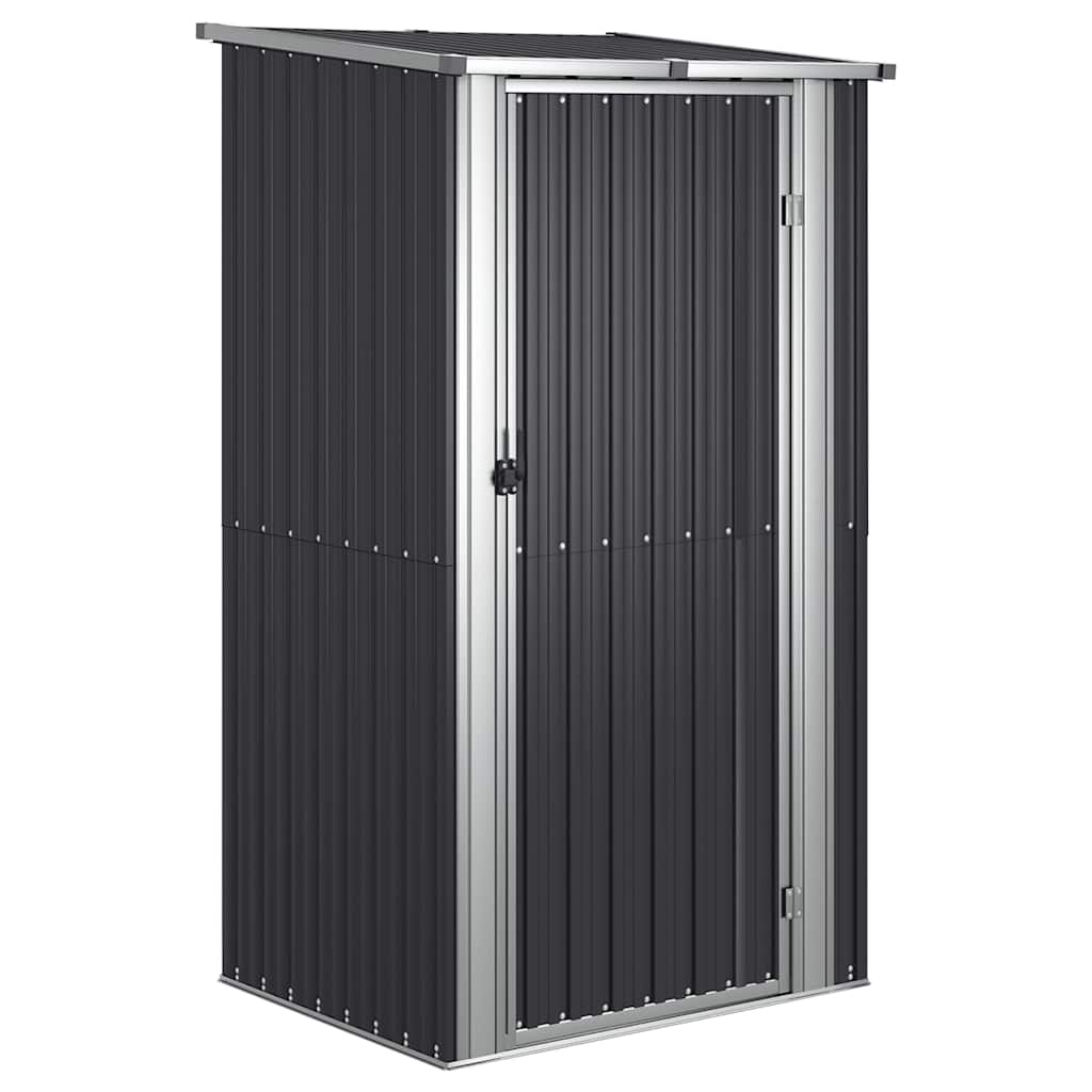 Capanno da Giardino Antracite 118,5x97x209,5 cm Acciaio Zincato | homemem39
