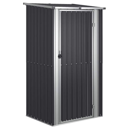 Capanno da Giardino Antracite 118,5x97x209,5 cm Acciaio Zincato | homemem39
