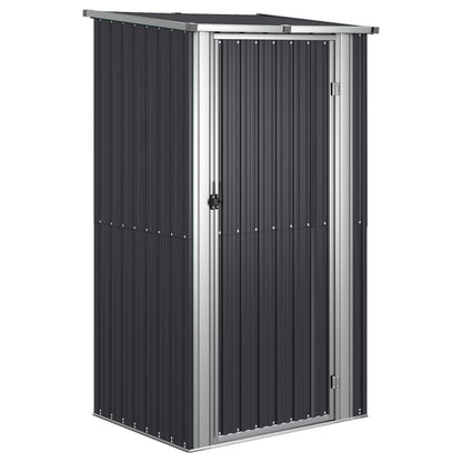 Capanno da Giardino Antracite 118,5x97x209,5 cm Acciaio Zincato - homemem39