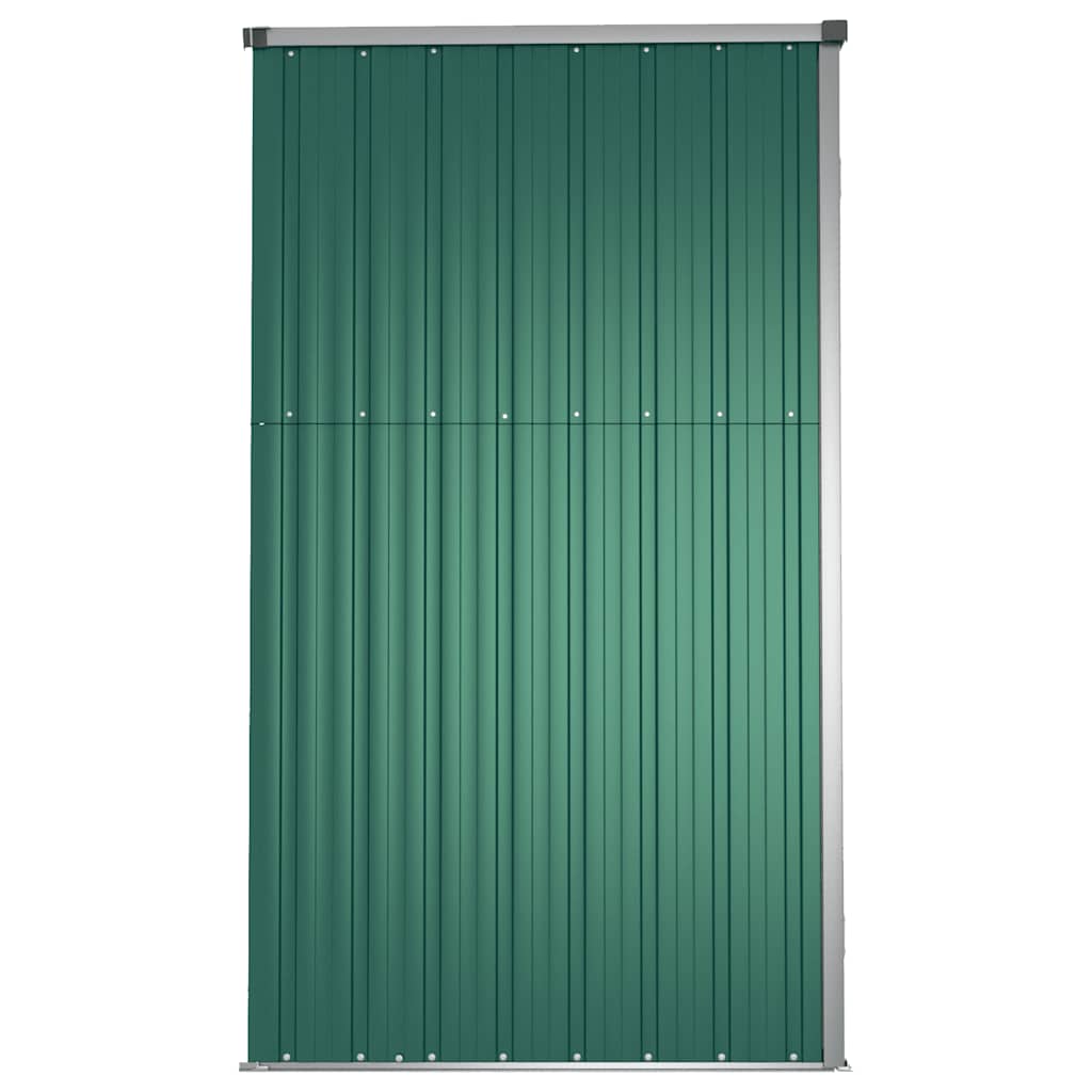 Capanno per Attrezzi Verde 161x89x161 cm in Acciaio Zincato | homemem39