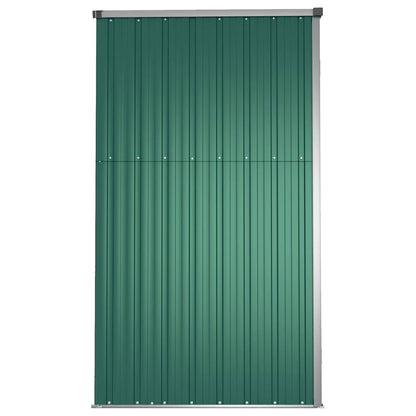Capanno per Attrezzi Verde 161x89x161 cm in Acciaio Zincato | homemem39