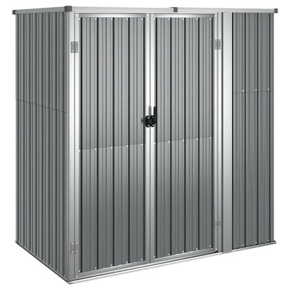 Capanno per Attrezzi Grigio 161x89x161 cm in Acciaio Zincato - homemem39
