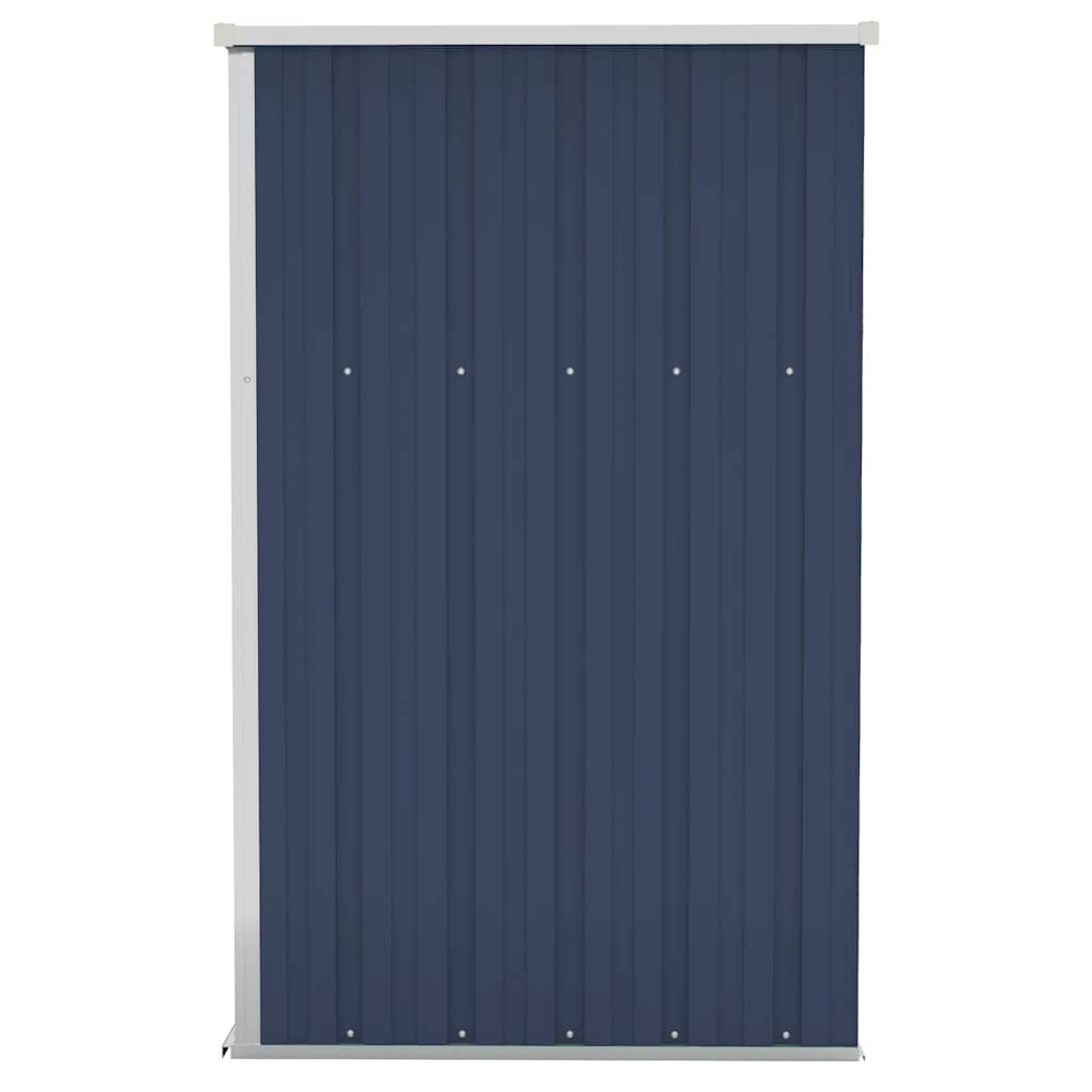 Capanno da Giardino a Parete Antracite 118x100x178 cm Acciaio - homemem39