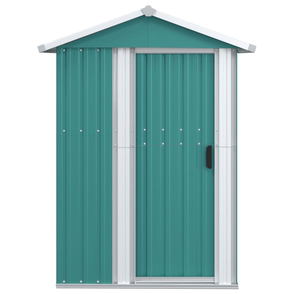 Capanno da Giardino Verde 126x97,5x177 cm Acciaio Zincato - homemem39