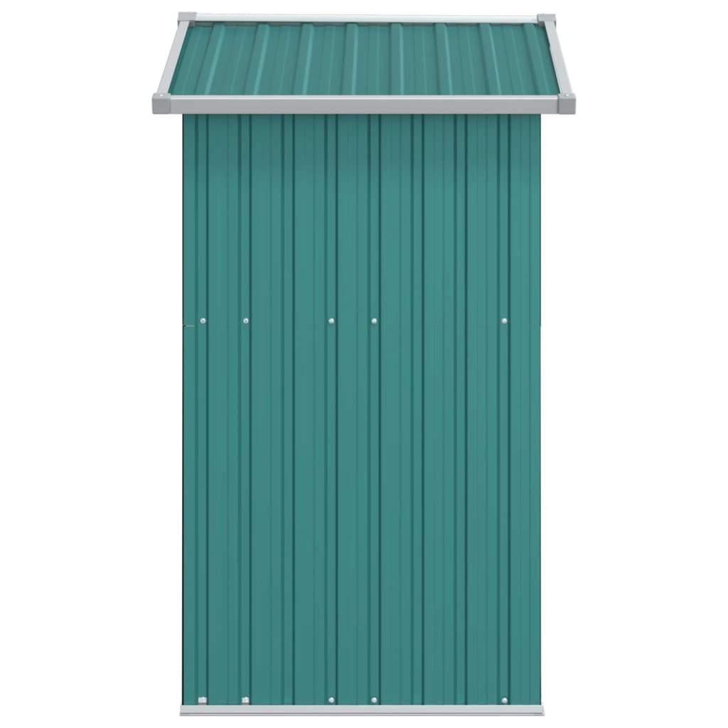 Capanno da Giardino Verde 126x97,5x177 cm Acciaio Zincato - homemem39