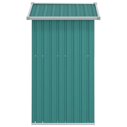 Capanno da Giardino Verde 126x97,5x177 cm Acciaio Zincato - homemem39