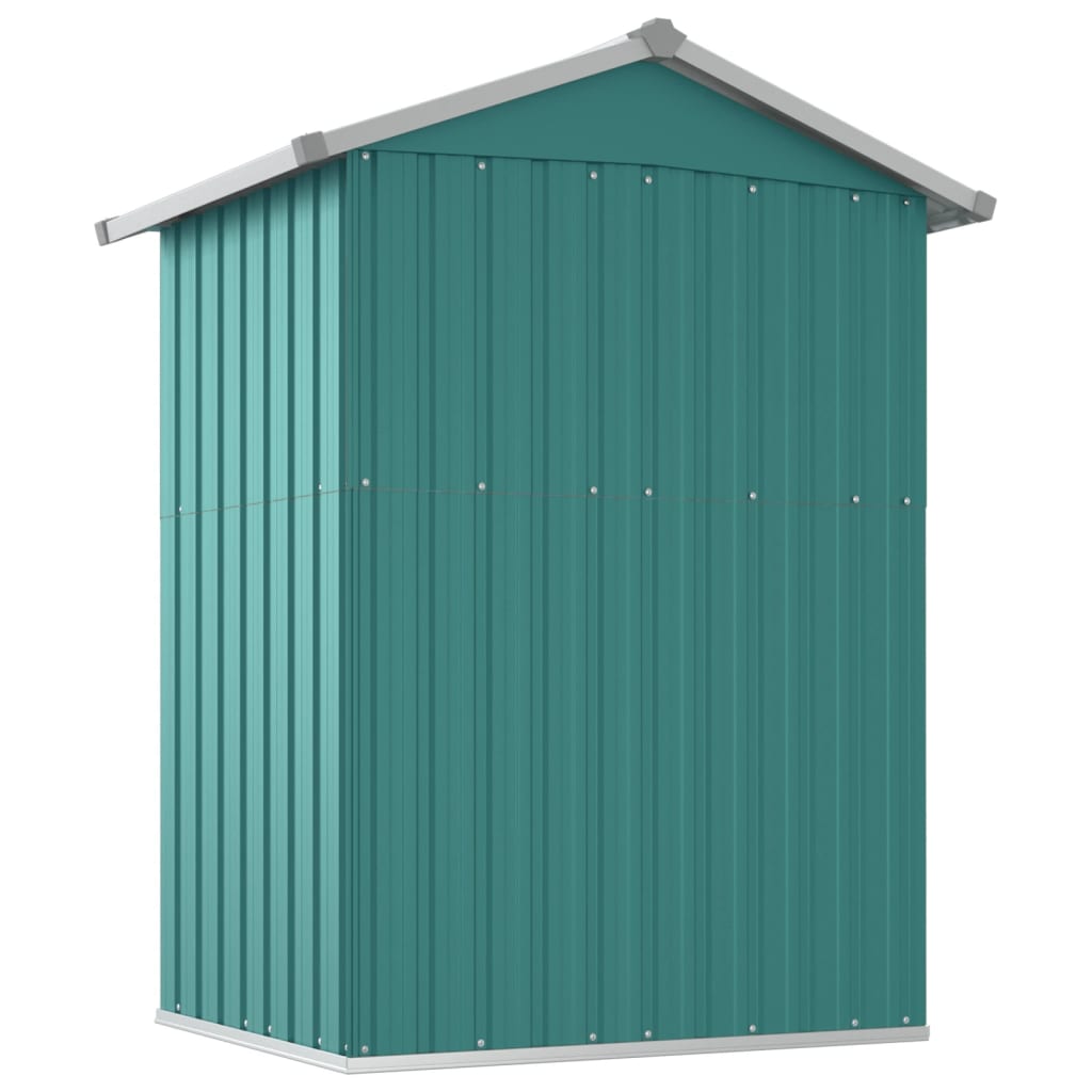 Capanno da Giardino Verde 126x97,5x177 cm Acciaio Zincato - homemem39