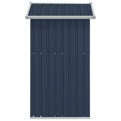 Capanno da Giardino Antracite 126x97,5x177cm in Acciaio Zincato - homemem39