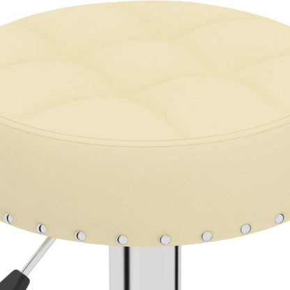 Sgabelli da Bar 2 pz Crema in Tessuto - homemem39