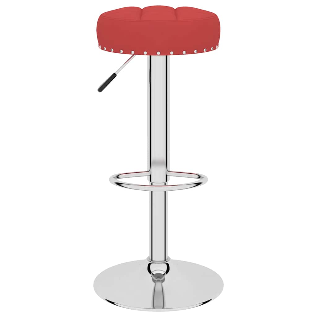 Sgabelli da Bar 2 pz Rosso Vino in Tessuto - homemem39