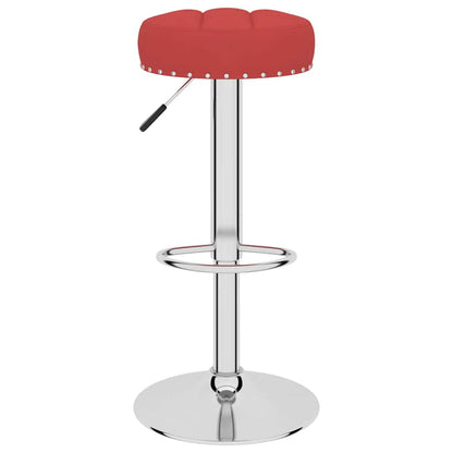 Sgabelli da Bar 2 pz Rosso Vino in Tessuto - homemem39