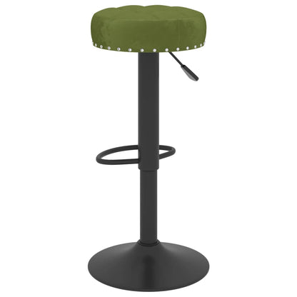 Sgabelli da Bar 2 pz Verde Chiaro in Velluto - homemem39