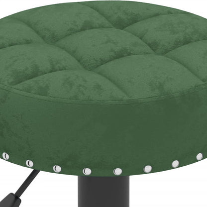 Sgabelli da Bar 2 pz Verde Scuro in Velluto - homemem39