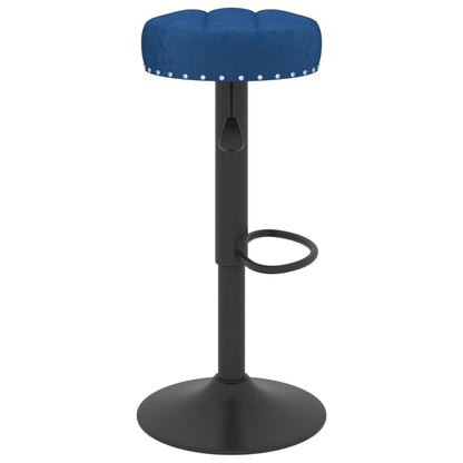 Sgabelli da Bar 2 pz Blu in Velluto - homemem39
