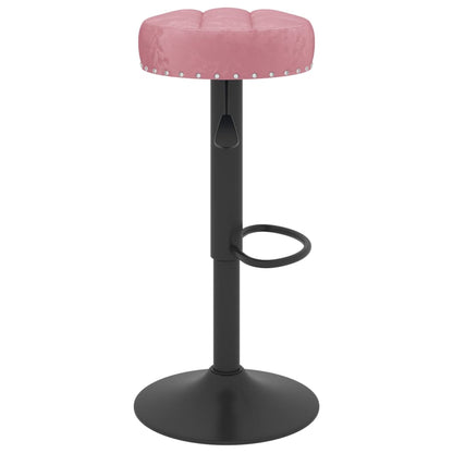 Sgabelli da Bar 2 pz Rosa in Velluto - homemem39