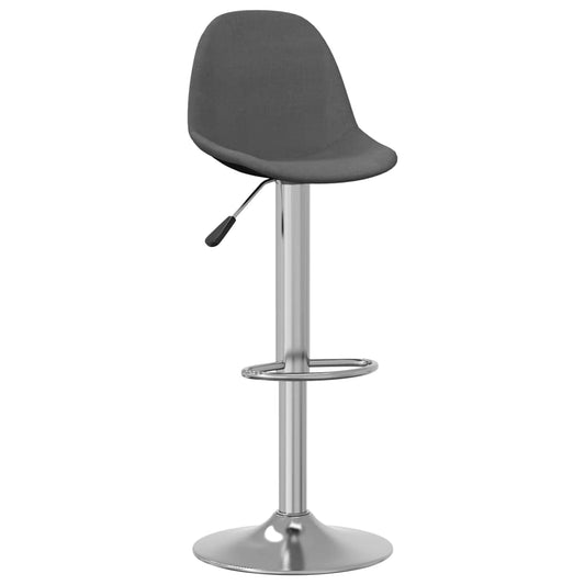 Sgabelli da Bar 2 pz in Tessuto Grigio Scuro - homemem39