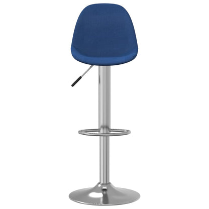 Sgabelli da Bar 2 pz Blu in Tessuto - homemem39