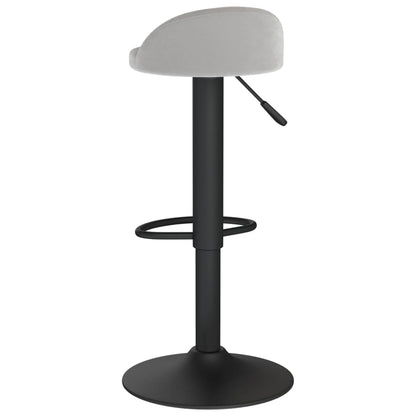 Sgabelli da Bar 2 pz Grigio Chiaro in Velluto - homemem39