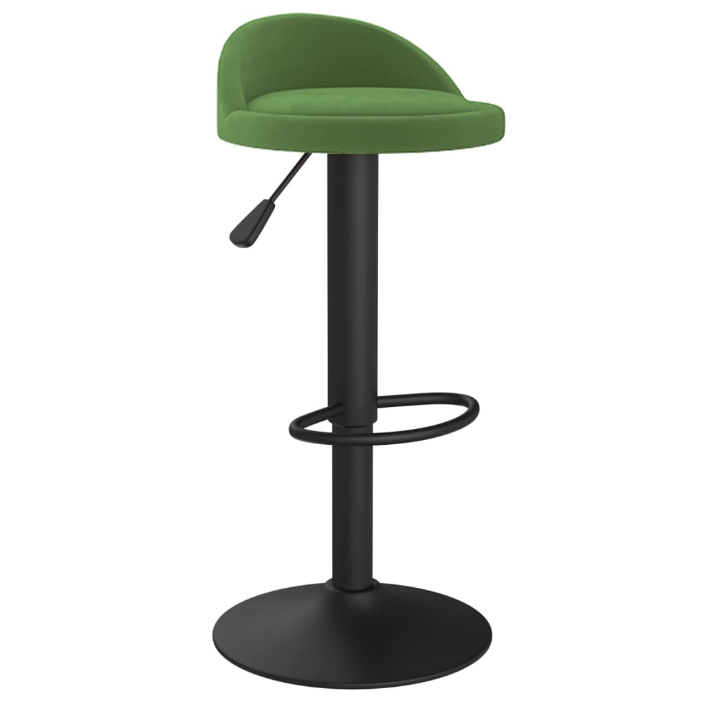 Sgabelli da Bar 2 pz Verde Scuro in Velluto - homemem39