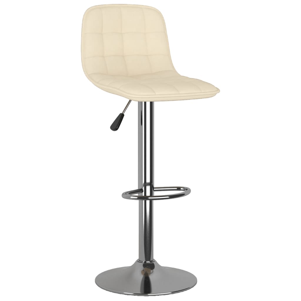 Sgabelli da Bar 2 pz Crema in Tessuto - homemem39
