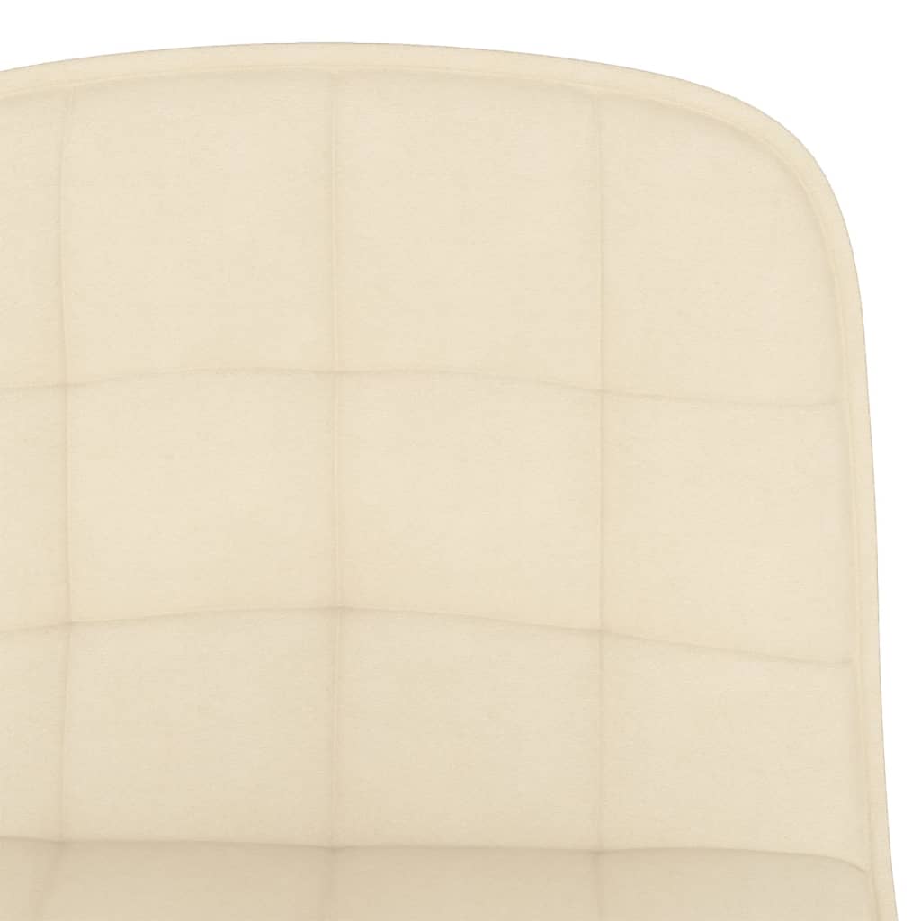 Sgabelli da Bar 2 pz Crema in Tessuto - homemem39
