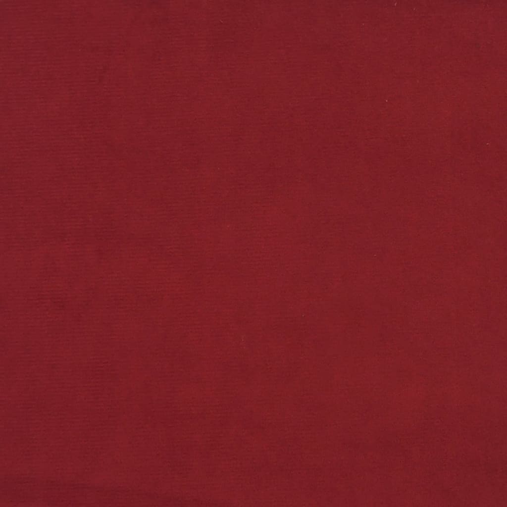 Sgabelli da Bar 2 pz Rosso Vino in Velluto | homemem39