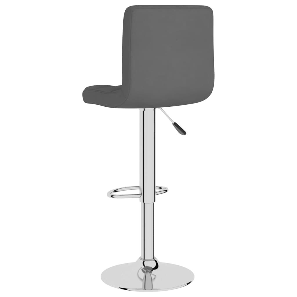 Sgabelli da Bar 2 pz in Tessuto Grigio Scuro | homemem39
