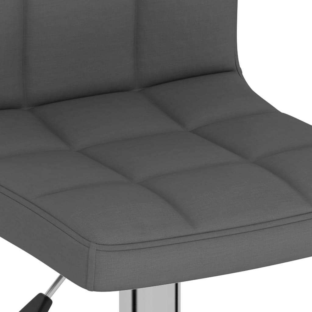 Sgabelli da Bar 2 pz in Tessuto Grigio Scuro | homemem39