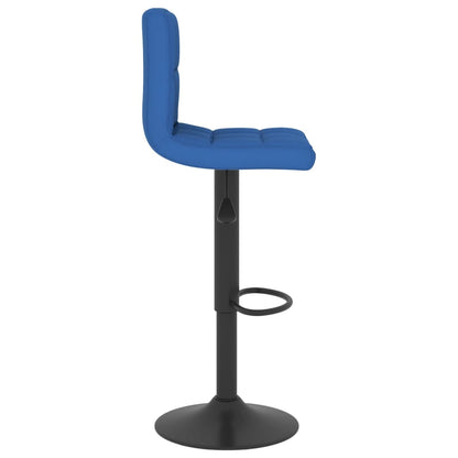 Sgabelli da Bar 2 pz Blu in Tessuto - homemem39