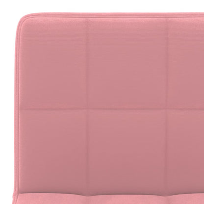 Sgabelli da Bar 2 pz Rosa in Velluto - homemem39