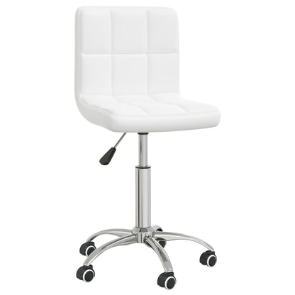 Sedia da Ufficio Girevole Bianca in Similpelle - homemem39