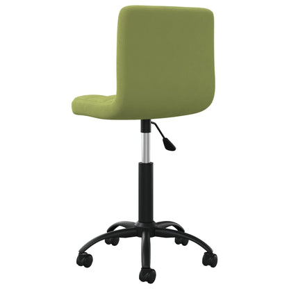 Sedia da Ufficio Girevole Verde Chiaro in Velluto | homemem39