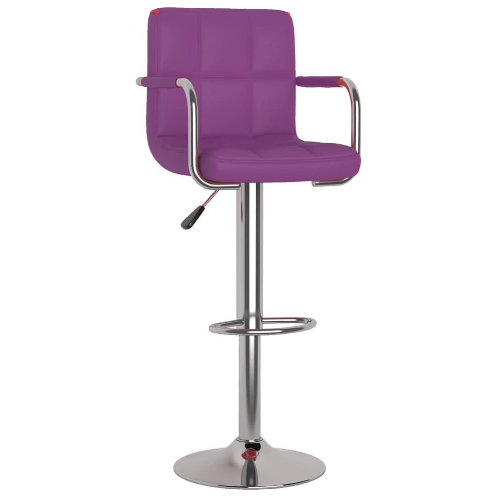 Sgabelli da Bar 2 pz Viola in Similpelle - homemem39