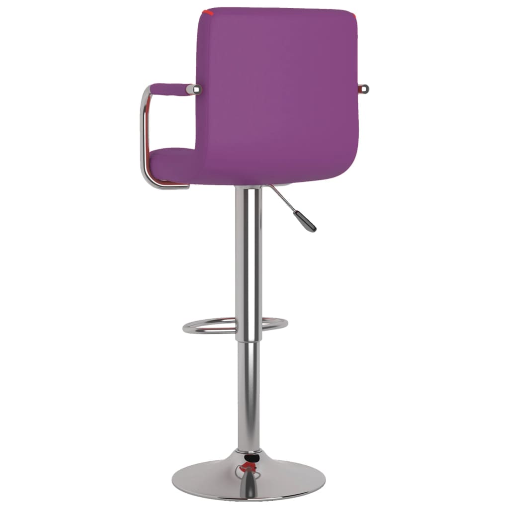 Sgabelli da Bar 2 pz Viola in Similpelle - homemem39