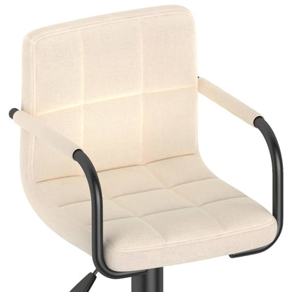 Sgabelli da Bar 2 pz Crema in Tessuto - homemem39