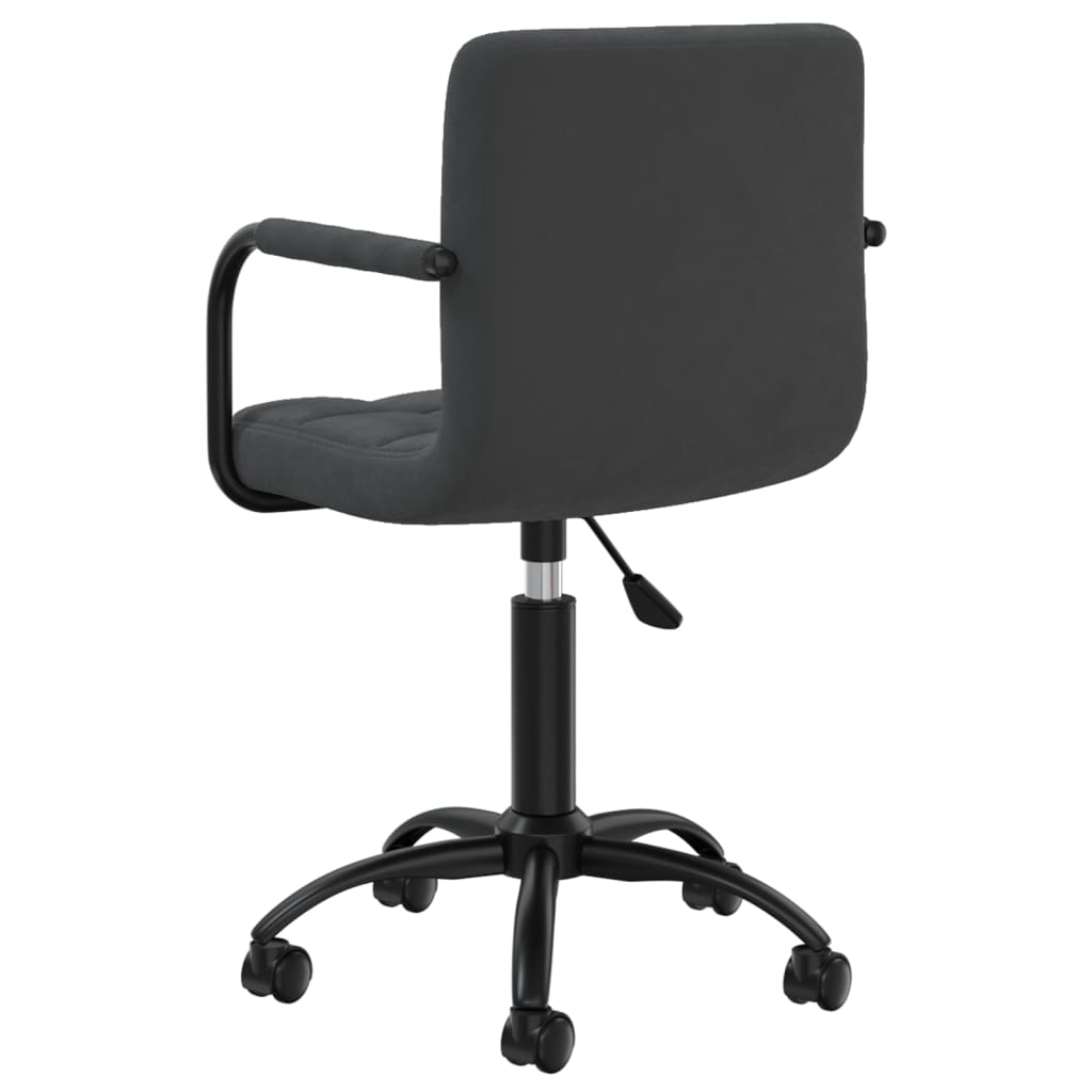 Sedie da Pranzo Girevoli 2 pz Nere in Velluto | homemem39