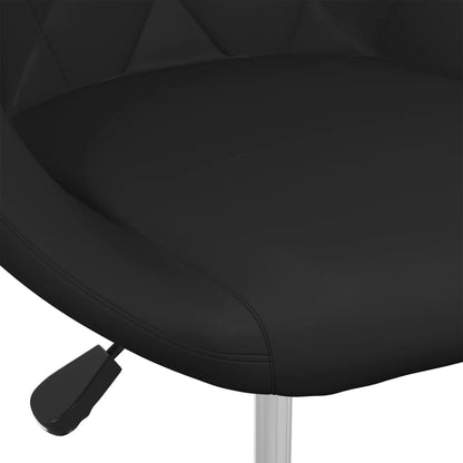 Sedia da Pranzo Nera in Similpelle | homemem39